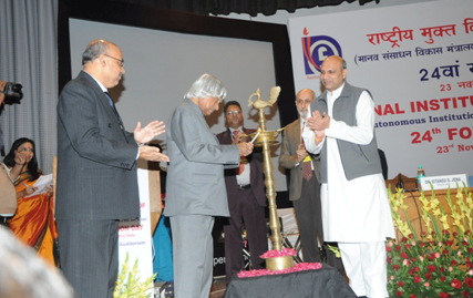 Dr. Abdul Kalam inaugurating the foundation day