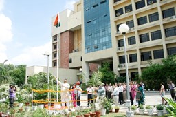 Secretary NIOS Hosting the Flag
