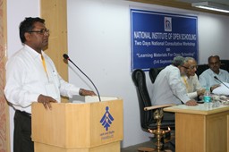Secretary NIOS giving vote of thanks