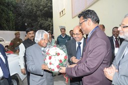 13. Secretary NIOS Greeting Former President