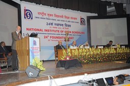 18. Secretary MHRD Delivering the speech