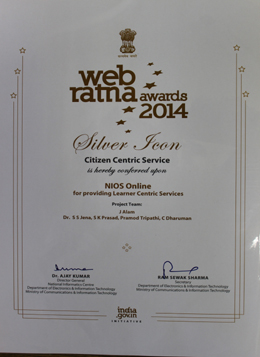 Web Ratna certificate