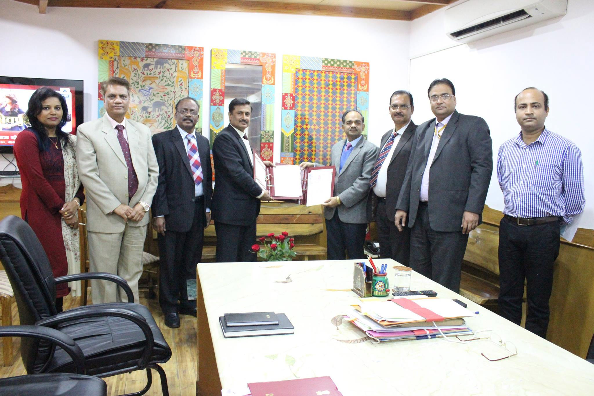 Signing of Mou with Textile ministry